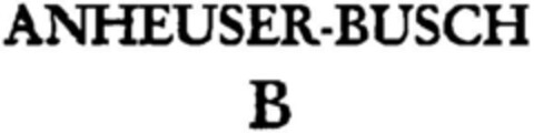 ANHEUSER-BUSCH  B Logo (DPMA, 19.10.1995)