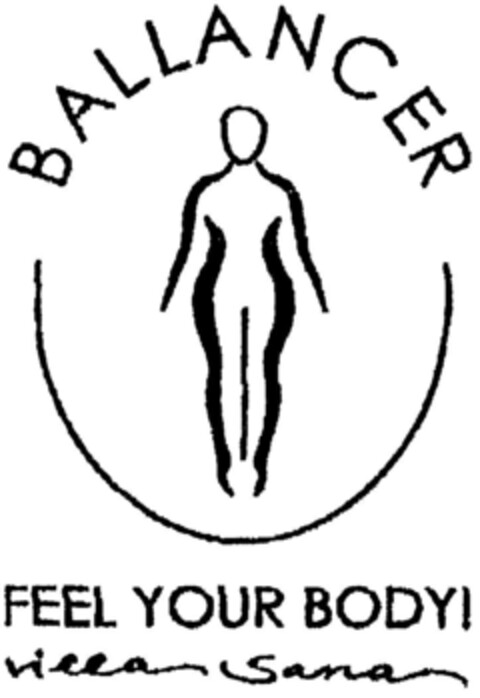 BALLANCER FEEL YOUR BODY! Logo (DPMA, 10/13/1997)