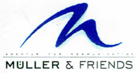 M MÜLLER & FRIENDS AGENTUR FÜR KOMMUNIKATION Logo (DPMA, 07/30/1998)