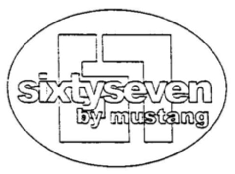 sixtyseven by mustang Logo (DPMA, 12/11/1998)