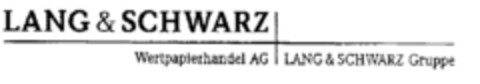 LANG & SCHWARZ Logo (DPMA, 08/17/1999)