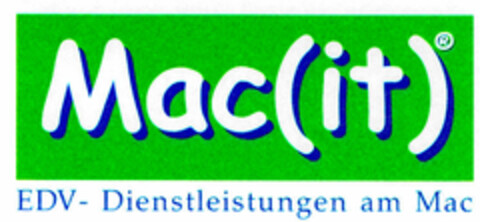 Mac(it) EDV-Dienstleistungen am Mac Logo (DPMA, 10/26/1999)