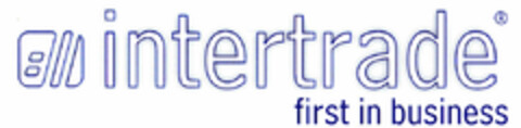 intertrade first in business Logo (DPMA, 06.10.1999)