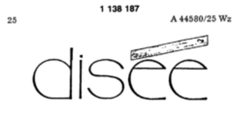 disée Logo (DPMA, 14.05.1988)