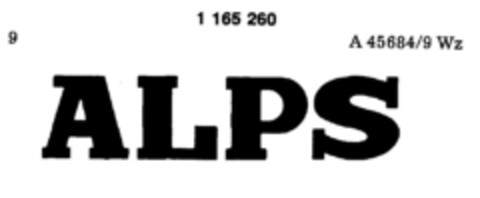 ALPS Logo (DPMA, 11.01.1989)