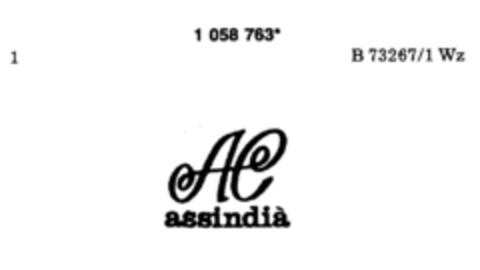 AC assindià Logo (DPMA, 18.10.1983)