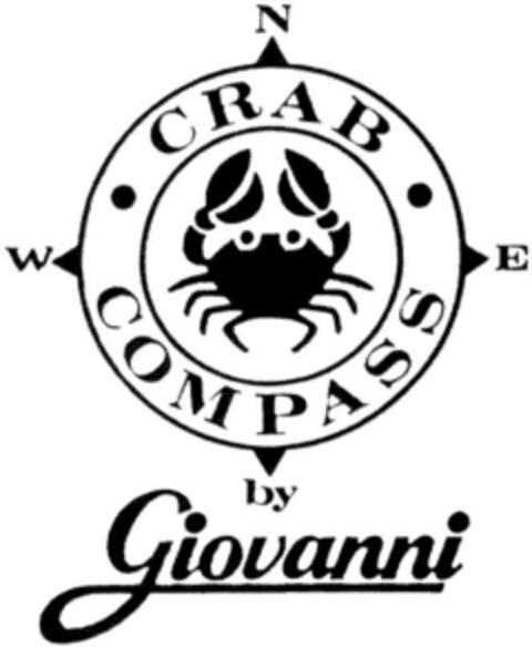 CRAB COMPASS BY GIOVANNI Logo (DPMA, 14.02.1990)