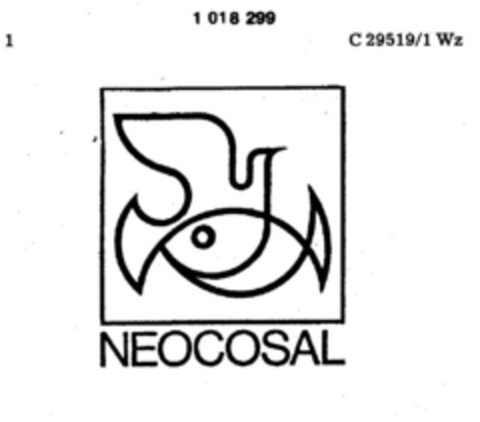 NEOCOSAL Logo (DPMA, 16.07.1980)