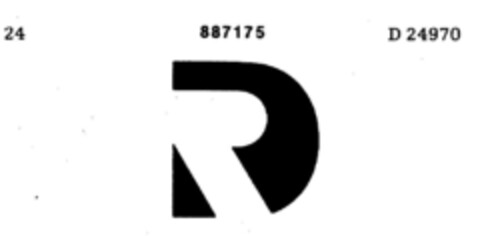 887175 Logo (DPMA, 08.09.1970)