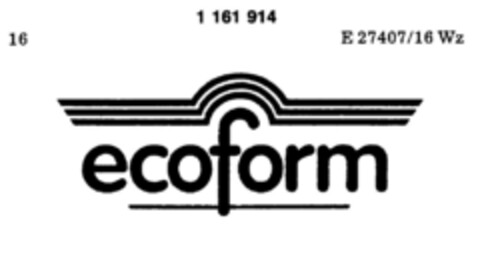 ecoform Logo (DPMA, 09.03.1988)