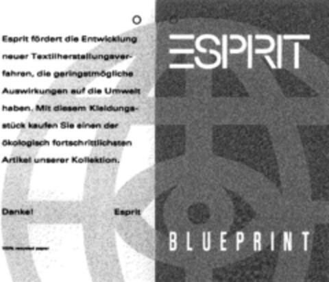 ESPRIT BLUEPRINT Logo (DPMA, 21.10.1993)