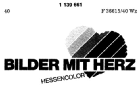 BILDER MIT HERZ HESSENCOLOR Logo (DPMA, 08/02/1988)