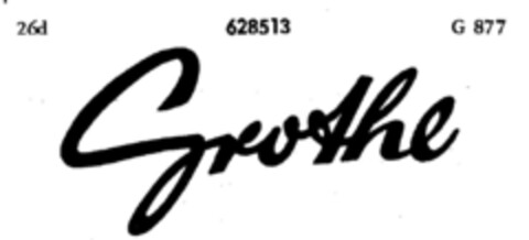 Grothe Logo (DPMA, 31.07.1950)