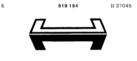 H Logo (DPMA, 20.07.1972)