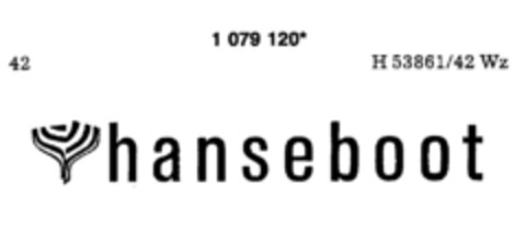 hanseboot Logo (DPMA, 23.02.1985)