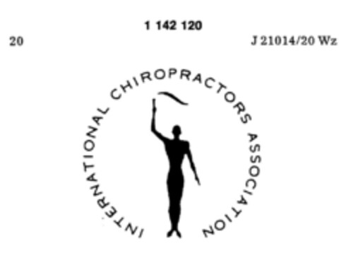 INTERNATIONAL CHIROPRACTORS ASSOCIATION Logo (DPMA, 30.05.1986)