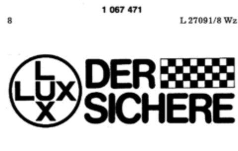 DER SICHERE Logo (DPMA, 02/01/1984)