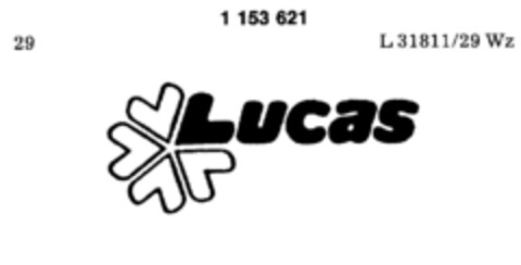 Lucas Logo (DPMA, 22.12.1988)