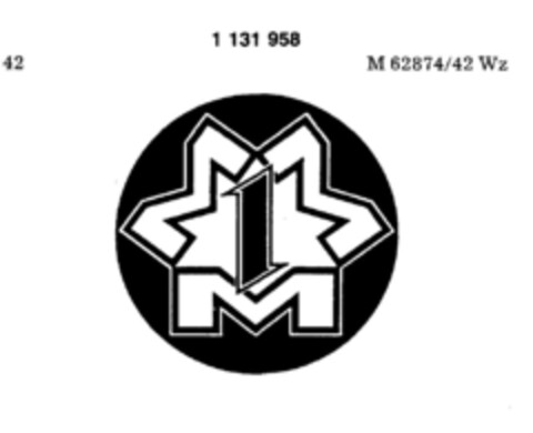 MMM 1 Logo (DPMA, 03.05.1988)