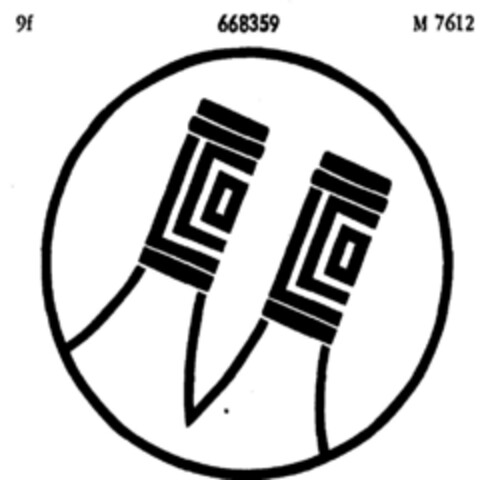 668359 Logo (DPMA, 02.02.1954)