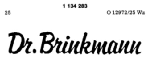 Dr. Brinkmann Logo (DPMA, 08.07.1987)