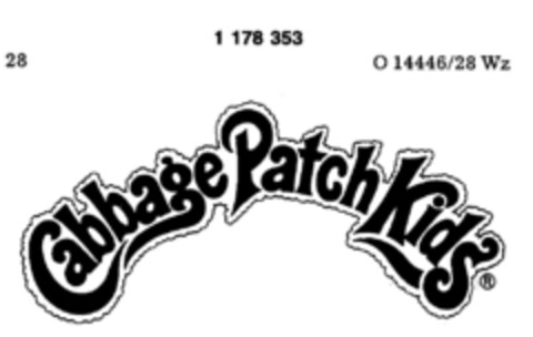 Cabbage Patch Kids Logo (DPMA, 06/20/1990)