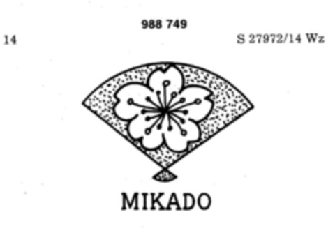 MIKADO Logo (DPMA, 11.06.1974)