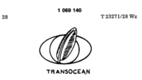 TRANSOCEAN Logo (DPMA, 03.03.1984)