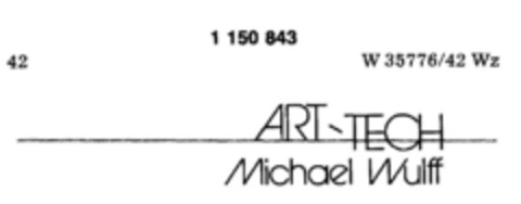 ART-TECH Michael Wulff Logo (DPMA, 28.12.1985)