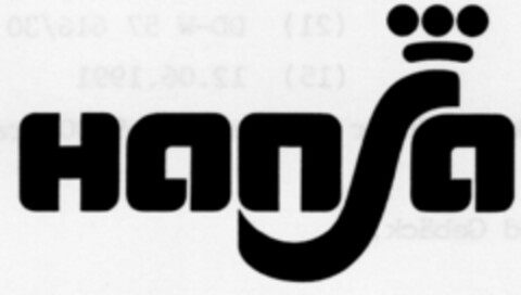 Hansa Logo (DPMA, 24.11.1989)