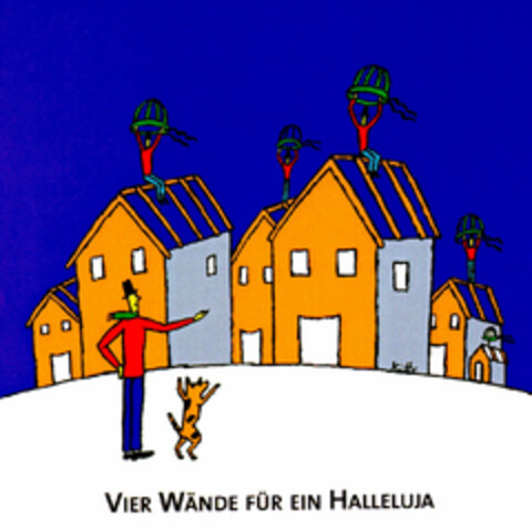 VIER WÄNDE FÜR EIN HALLELUJA Logo (DPMA, 09.06.2000)