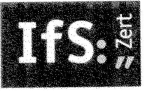 IfS Zert Logo (DPMA, 07.07.2000)