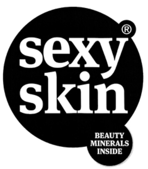 sexy skin BEAUTY MINERALS INSIDE Logo (DPMA, 26.07.2012)