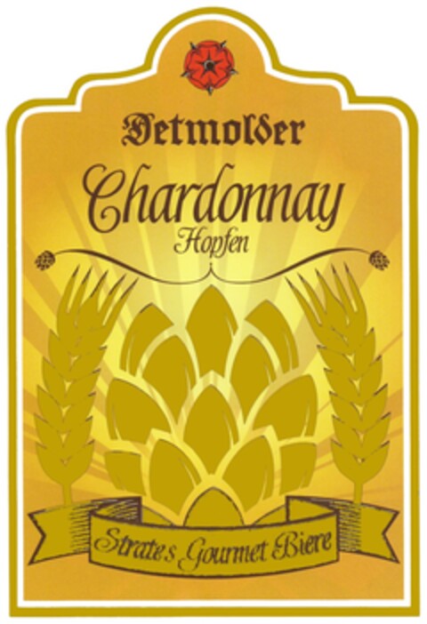 Detmolder Chardonnay Hopfen Strates Gourmet Biere Logo (DPMA, 21.09.2013)