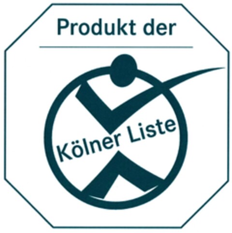 Produkt der Kölner Liste Logo (DPMA, 03/18/2015)