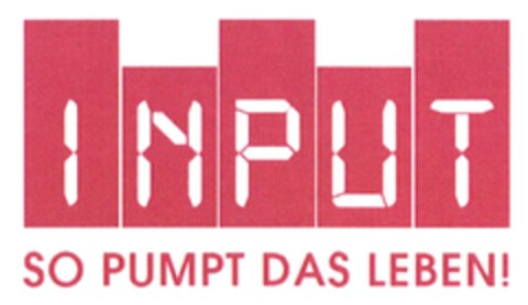 INPUT SO PUMPT DAS LEBEN! Logo (DPMA, 06/16/2015)