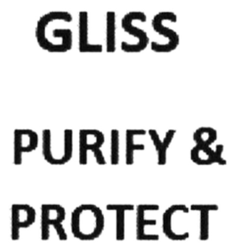 GLISS PURIFY & PROTECT Logo (DPMA, 01.02.2018)