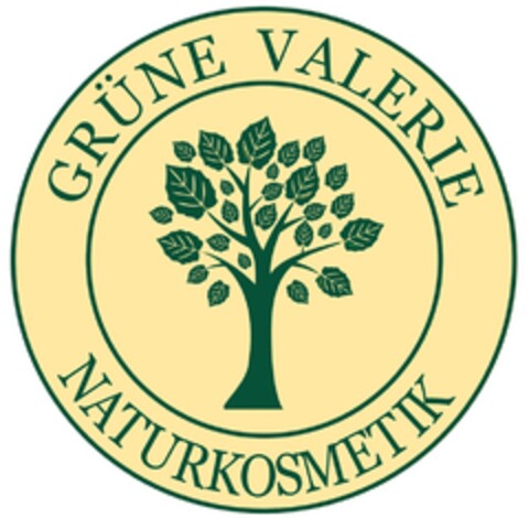 GRÜNE VALERIE NATURKOSMETIK Logo (DPMA, 22.06.2018)