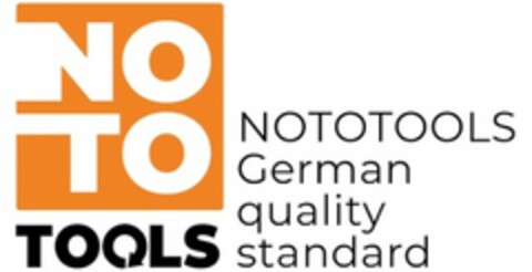 NO TO TOOLS NOTOTOOLS German quality standard Logo (DPMA, 27.01.2025)