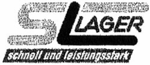 SL LAGER schnell und leistungsstark Logo (DPMA, 28.10.2003)