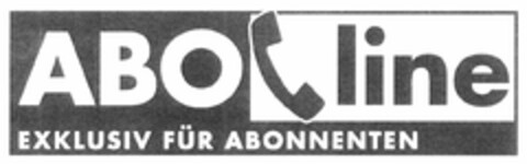 ABOline EXKLUSIV FÜR ABONNENTEN Logo (DPMA, 27.09.2005)