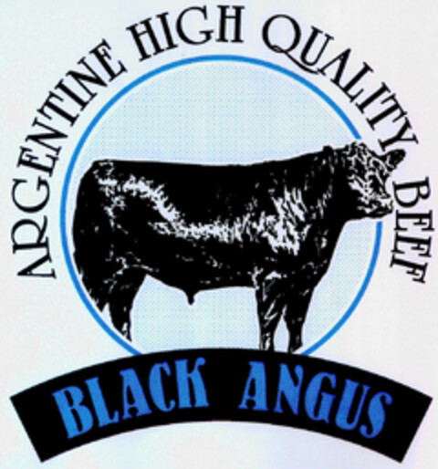 BLACK ANGUS ARGENTINE HIGH QUALITY BEEF Logo (DPMA, 20.10.1995)