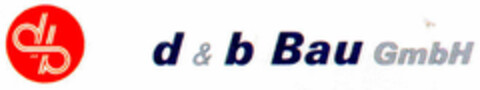 d & b Bau GmbH Logo (DPMA, 12.12.1995)