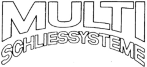 MULTI SCHLIESSYSTEME Logo (DPMA, 18.05.1996)