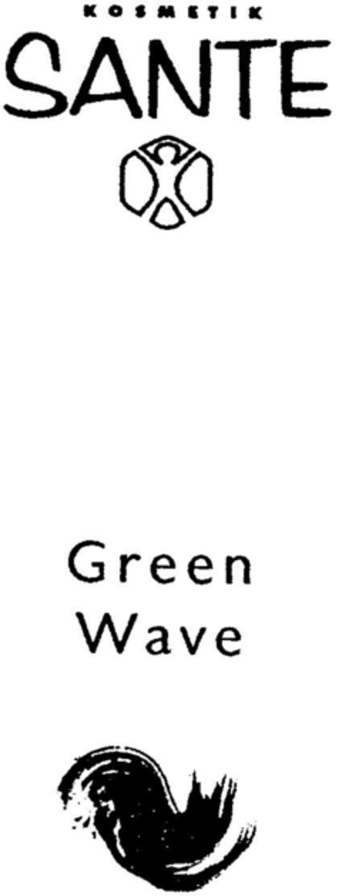 KOSMETIK SANTE Green Wave Logo (DPMA, 18.03.1997)