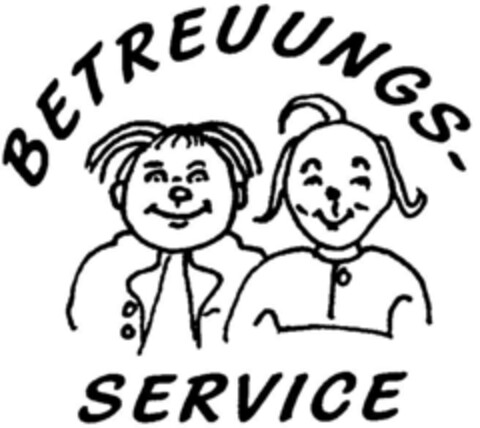 BETREUUNGS-SERVICE Logo (DPMA, 27.03.1997)
