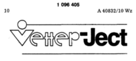 Vetter-Ject Logo (DPMA, 11.01.1986)