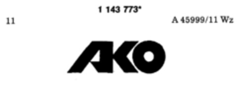 AKO Logo (DPMA, 09.03.1989)