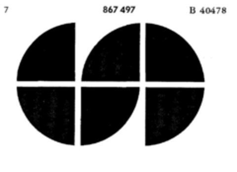 867497 Logo (DPMA, 21.06.1968)