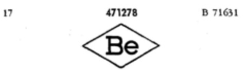 Be Logo (DPMA, 10/19/1934)